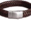 pulsera de cenizas para hombre modelo embrace marrón