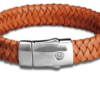 pulsera de cenizas para hombre modelo embrace naranja